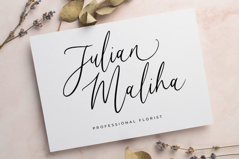 Flourish Font Abo Daniel Studio 