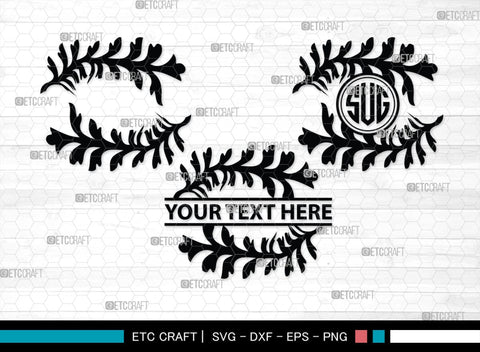 Flourish Monogram, Flourish Silhouette, Flourish SVG, Swirl Svg, Laurel Svg, Swoosh Svg, Leaves Svg, SB00450 SVG ETC Craft 