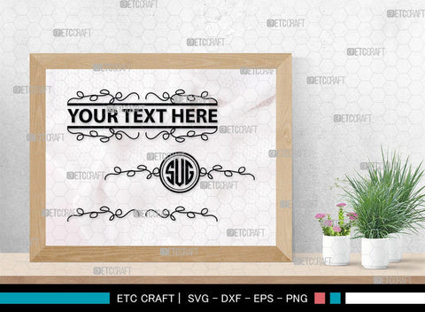 Flourish Monogram, Flourish Silhouette, Flourish SVG, Swirl Svg, Laurel Svg, Swoosh Svg, Leaves Svg, SB00450 SVG ETC Craft 