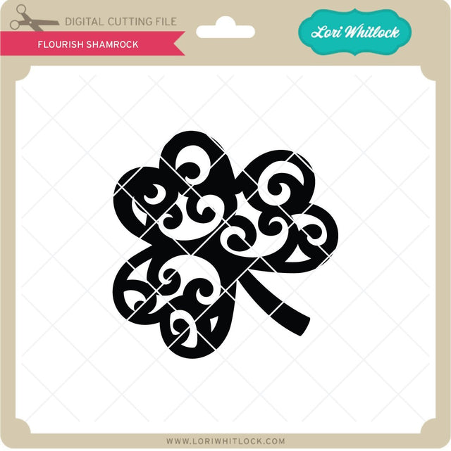 Flourish Shamrock SVG Lori Whitlock 