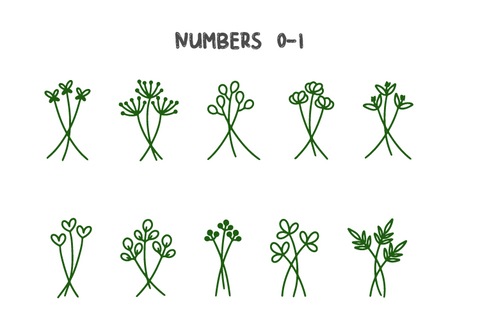 Flow - Flower Dingbat font Font Masyafi Studio 