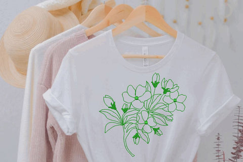 Flower 10 Embroidery/Applique DESIGNS Canada Embroidery 