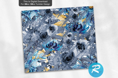 Flower 20 oz / 30 oz Tumbler PNG Sublimation Regulrcrative 