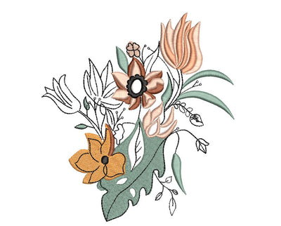 Flower 6 Embroidery/Applique DESIGNS Canada Embroidery 