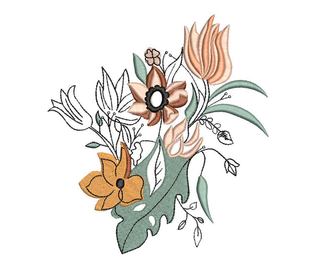 Flower 6 Embroidery/Applique DESIGNS Canada Embroidery 