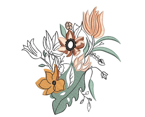 Flower 6 Embroidery/Applique DESIGNS Canada Embroidery 