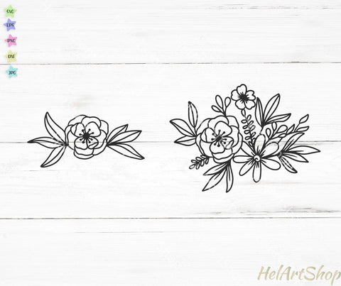 Flower arrangement svg SVG _HelArtShop_ 