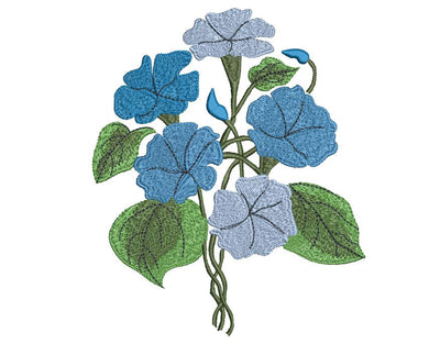 Flower Bindweed Machine Embroidery Design Embroidery/Applique DESIGNS Angie 