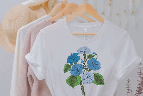 Flower Bindweed Machine Embroidery Design Embroidery/Applique DESIGNS Canada Embroidery 