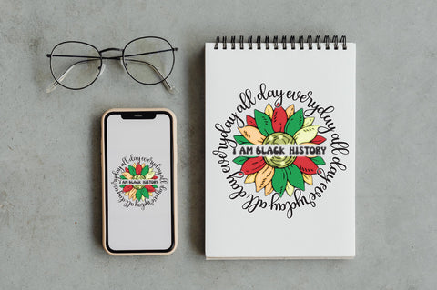 Flower Black History Month Sublimation Sublimation Jagonath Roy 