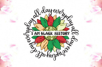 Flower Black History Month Sublimation Sublimation Jagonath Roy 