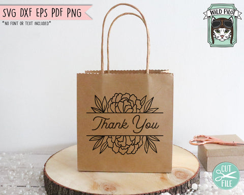 Flower Border SVG, Flower svg, Flower Monogram, Split Monogram SVG, Floral Monogram SVG, Floral Border SVG File, Floral Wedding Monogram Cut file SVG Wild Pilot 