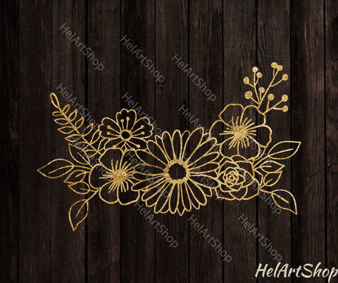 Flower border svg SVG _HelArtShop_ 