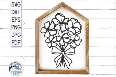 Flower Bouquet SVG SVG Wispy Willow Designs 