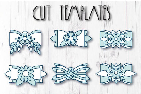 Flower bows bundle SVG ArtiCuties 