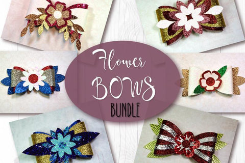 Flower bows bundle SVG ArtiCuties 