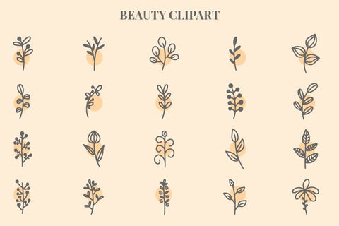 Flower clipart bundle SVG Masyafi Studio 