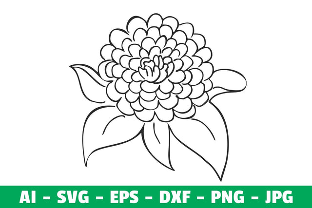 Flower Clipart Silhoutte SVG SVG Kasih Ibu 