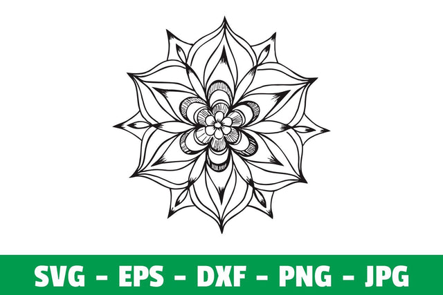 Flower Clipart Silhoutte SVG SVG Kasih Ibu 