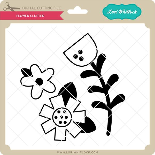 Flower Cluster SVG Lori Whitlock 