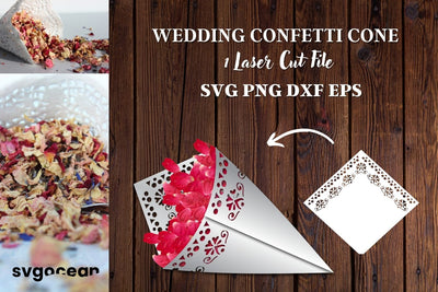 Flower Cone For Petals SVG 3D Paper SvgOcean 
