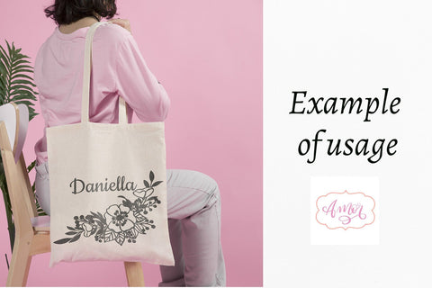 Flower corner SVG, flower border SVG SVG Amorclipart 