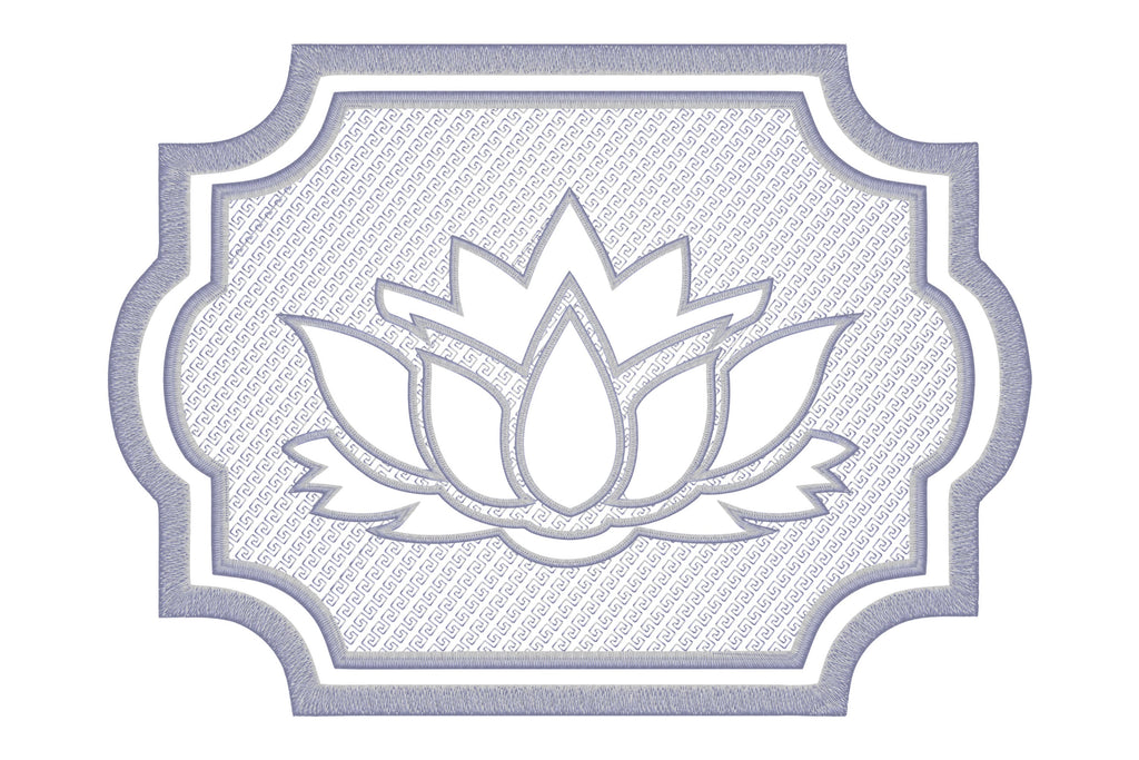 Embossed Machine Embroidery Flower embossed machine embroidery digital download - So Fontsy