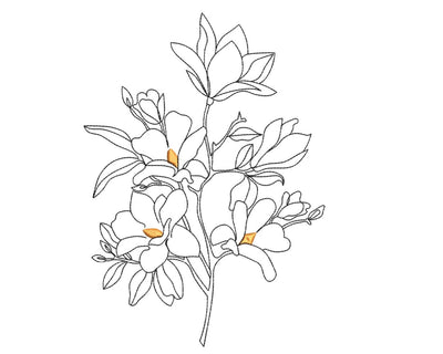 Flower Embroidery Design 2 Embroidery/Applique DESIGNS Angie 