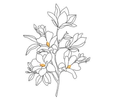 Flower Embroidery Design 2 Embroidery/Applique DESIGNS Angie 