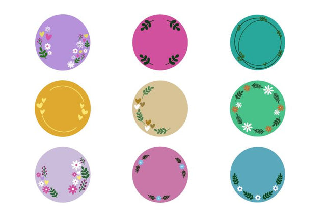 Flower Frame Bundle SVG Masyafi Studio 