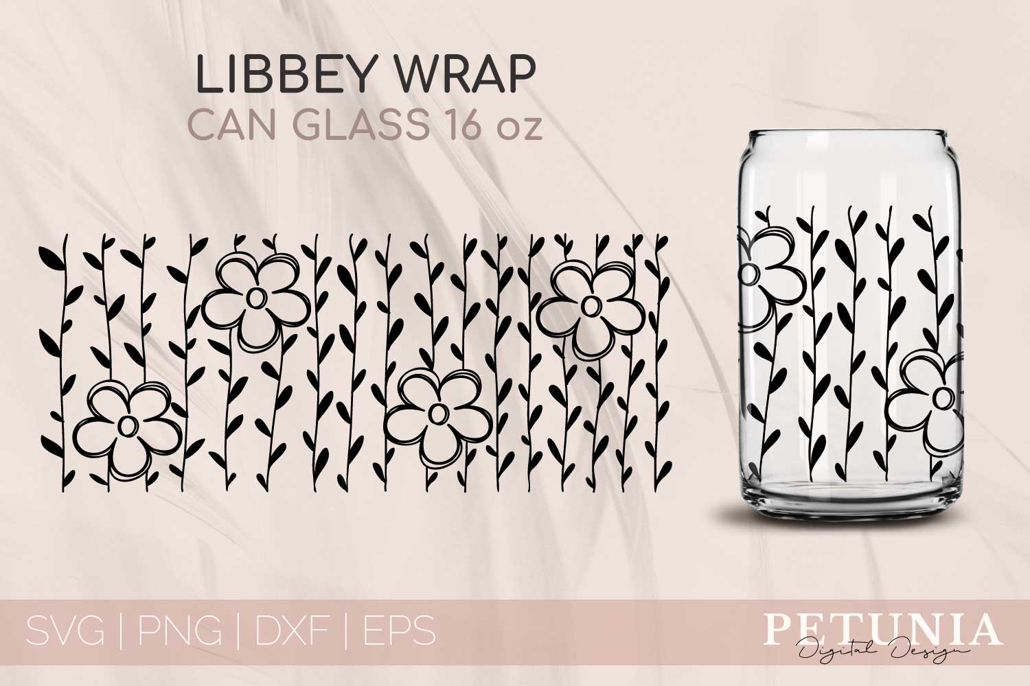 Libbey beer can glass wrap design 16oz - So Fontsy