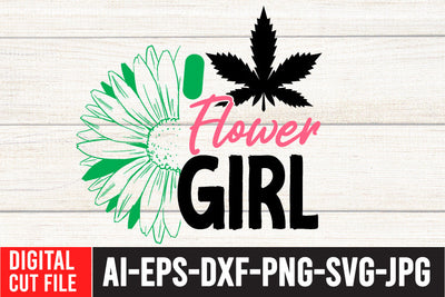 Flower Girl SVG Cut File SVG BlackCatsMedia 