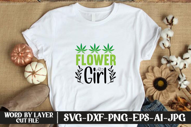 Flower Girl SVG CUT FILE SVG MStudio 