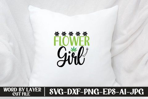 Flower Girl SVG CUT FILE SVG MStudio 