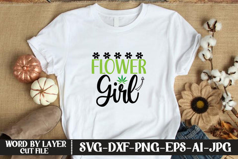 Flower Girl SVG CUT FILE SVG MStudio 