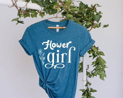 Flower girl svg, wedding party svg, bridal party svg, team bride svg, Wedding svg, Love svg, Wedding ceremony svg, svg for shirt, svg files SVG Fauz 