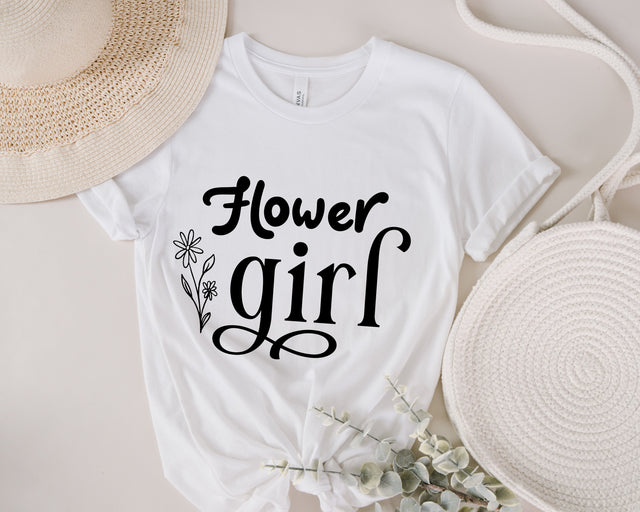 Flower girl svg, wedding party svg, bridal party svg, team bride svg, Wedding svg, Love svg, Wedding ceremony svg, svg for shirt, svg files SVG Fauz 