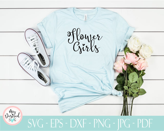 flower girls SVG MyDesiredSVG 