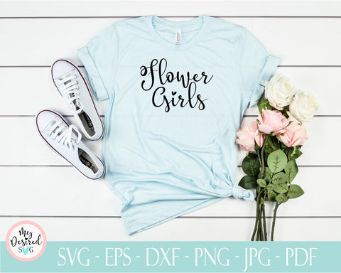 flower girls SVG MyDesiredSVG 