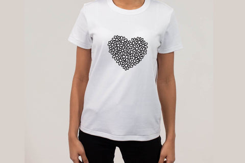 Flower Heart SVG Valentine day floral SVG dadan_pm 