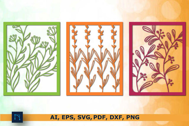 Flower in Frame Wall Decor bundle SVG SVG MD JOYNAL ABDIN 