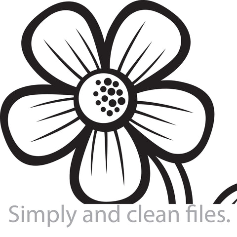 Flower in pot SVG TribaliumArtSF 