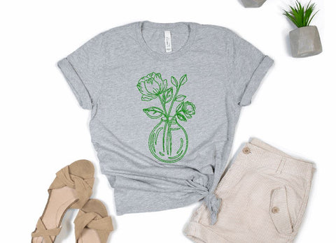 Flower in vase Machine Embroidery Design 4 Embroidery/Applique DESIGNS Angie 