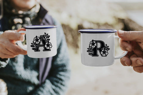 Flower Letters SVG, Floral Alphabet SVG Bundle SVG Yuliya 