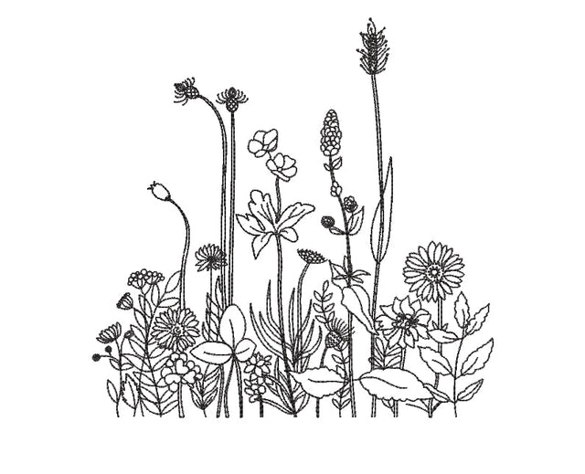 Flower machine emboidery design, 5 sizes. Embroidery/Applique DESIGNS ArtEMByNatalia 