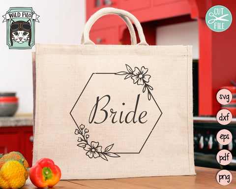 Flower Monogram Frame Bundle SVG Cut File SVG Wild Pilot 