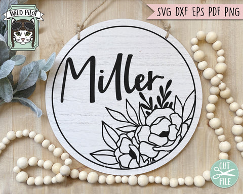 Flower Monogram Frame SVG file, Monogram Frame cut file, Flower Border SVG, Floral Frame Cut File, Round SVG, Hexagon SVG, Diamond SVG, Shape SVG, Wedding SVG, Wreath SVG SVG Wild Pilot 