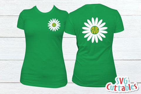 Flower Monogram Frames SVG Svg Cuttables 