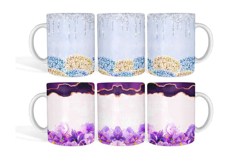 Flower Mug Sublimation Sublimation SvgOcean 