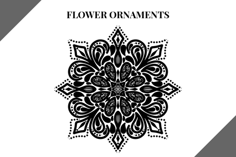 Flower Ornaments Bundle SVG Masyafi Studio 
